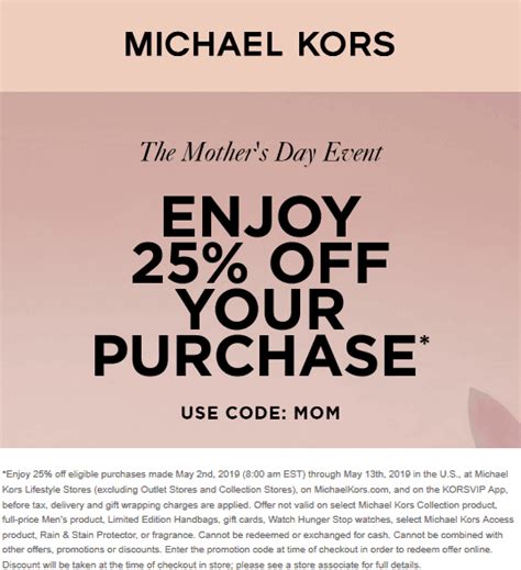 micheal kors coupon|michael kors coupon first order.